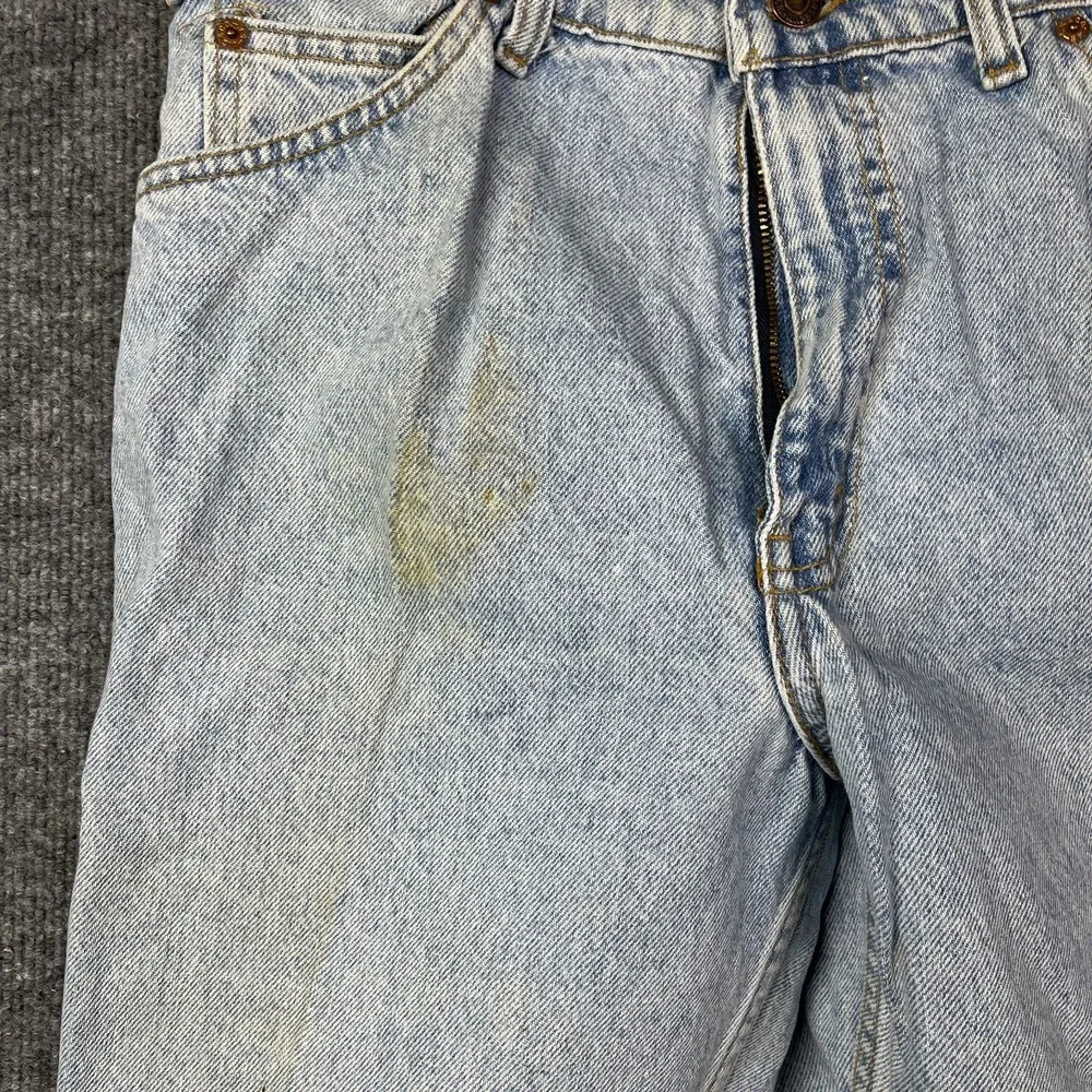 Vintage Levi's 607 Jeans Men's Blue Denim Pockets Straight Zip Fly - 33X28.5‎